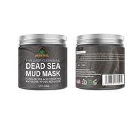Besstoil Masque de boue de la mer Morte pour le visage et le corps, naturel, végétalien, cosmétique sans cruauté - Riche minérale, hydraté, détoxifiant, nettoie en profondeur la peau pour homme ou