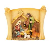 BESSTUUP Figurine Résine Saint Joseph Marie Jésus