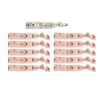 Bessy shop 11 PCS Bracelets Team Bride Mariée(1 x Bride + 10 x Team Bride) Accessoire Futur Mariee,pour Mariage,Bachelorette,Fête Nuptiale,Blanc + rose