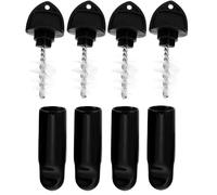 Bessy shop 8 Pièces Brosses pour Robinet de Bière,Brosse pour Bouchon et Bouchon de Robinet,Robinet en Caoutchouc pour Robinet de Bière,Bouchon de Nettoyage pour Robinet de Bière