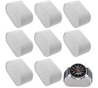 Bessy shop Coussin Montre,8PCS Bijoux Coussin Bracelet Coussin,Présentoir pour Montre Bracelet Bijoux Gris,Montre Oreiller Coussin,Présentoir Coussin Montre,Rangement Et Collection De Montre