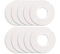 Bessy shop Séparateurs de Taille de Porte-vêtements,10Pcs séparateurs de cintres Ronds Blancs divisent Les cintres de Garde-Robe pour Les placards de la Maison, Les magasins de vêtements