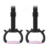 Bessy shop Set D’Anneaux de Gymnastique pour Enfants avec Sangles Réglables,Équipement de Musculation Antidérapant à Domicile,Anneaux de Gym,pour Entraînement Fitness Intérieur/Extérieur