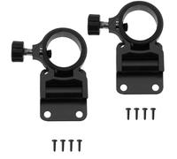 Bessy shop Support de Parasol pour Balcon,2 pièces Porte-Parapluie de Pêche Auvent Support de Poteau Design Pliable Supports de Parapluie en Alliage d'aluminium pour Canne à pêche en Plein Air