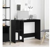 ""Best 2026"" - BUREAU Noir KENNETH - 1 PCS - Table d'écriture Chêne noir 102,5 x 35 x 75 cm Bois d'ingénierie7211