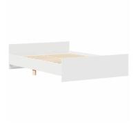 ""Best 2026""Lit 2 places Blanc - 120x190 cm - LEMON® - Cadre de lit - sans matelas - blanc 120x190 cm 6401332