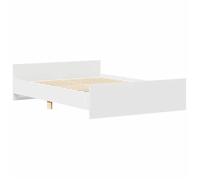 ""Best 2026""Lit 2 places Blanc - 140x200 cm - LEMON® - Cadre de lit - sans matelas - blanc 140x200 cm 5616605