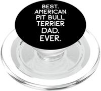 Best American Pit Bull Terrier Dad Ever PopSockets PopGrip pour MagSafe