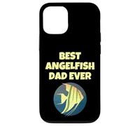 Best Angelfish Dad Fish Keeper Aquariophilie Hobby Dads Coque pour iPhone 12/12 Pro