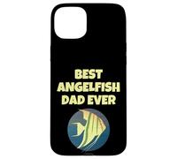 Best Angelfish Dad Fish Keeper Aquariophilie Hobby Dads Coque pour iPhone 15 Plus