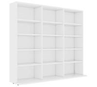 BEST""Armoire à CD - Blanc 100 x 23 x 89,5cm - Bois d’ingénierie NOV97121134