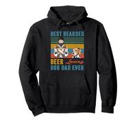 Best Bearded Beer Loving Dog Dad Ever Beagle Dog Lover Sweat à Capuche