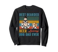 Best Bearded Beer Loving Dog Dad Ever Beagle Dog Lover Sweatshirt