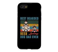 Best Bearded Beer Loving Dog Dad Ever Bull Terrier Dog Lover Coque pour iPhone SE (2020) / 7/8