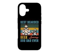 Best Bearded Beer Loving Dog Dad Ever Chihuahua Dog Lover Coque pour iPhone 17