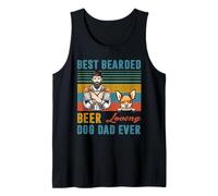 Best Bearded Beer Loving Dog Dad Ever Chihuahua Dog Lover Débardeur