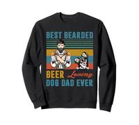 Best Bearded Beer Loving Dog Dad Ever Chihuahua Dog Lover Sweatshirt