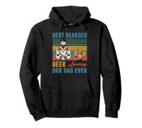 Best Bearded Beer Loving Dog Dad Ever Dachshund Dog Lover Sweat à Capuche