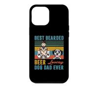 Best Bearded Beer Loving Dog Dad Ever Dalmatian Dog Lover Coque pour iPhone 12 Pro Max