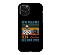 Best Bearded Beer Loving Dog Dad Ever Irish Setter Dog Lover Coque pour iPhone 11 Pro