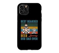 Best Bearded Beer Loving Dog Dad Ever Irish Wolfhound Lover Coque pour iPhone 11 Pro