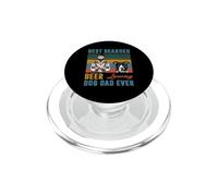 Best Bearded Beer Loving Dog Dad Ever Pit Bull Puppy Lover PopSockets PopGrip pour MagSafe