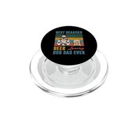 Best Bearded Beer Loving Dog Dad Ever Puppy Pomeranian PopSockets PopGrip pour MagSafe