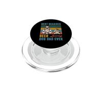 Best Bearded Beer Loving Dog Dad Ever Shih Tzu Puppy Lover PopSockets PopGrip pour MagSafe
