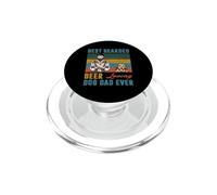 Best Bearded Beer Loving Dog Dad Golden Retriever Pet Lover PopSockets PopGrip pour MagSafe
