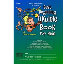 Best Beginning Ukulele Book for Kids: Easy learn how to play ukulele method for beginner students and children of all ages with essential chords, ... online videos/mp3s, coloring pages and more