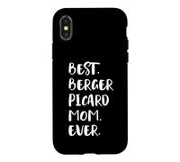 Best Berger Picard Mom Ever Berger de Picardie Coque pour iPhone X/XS