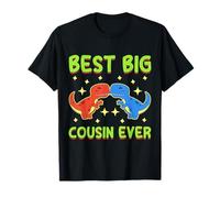 Best Big Cousin Ever T-Rex Dinosaure Fans Garçons Tout-Petits Enfants T-Shirt