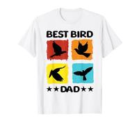 Best Bird Papa Oiseau espèce d'oiseau Merle Noir T-Shirt