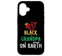 Best Black Grandpa on Earth Great Fun Men Man Fête des pères Coque pour iPhone 16