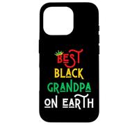 Best Black Grandpa on Earth Great Fun Men Man Fête des pères Coque pour iPhone 16 Pro