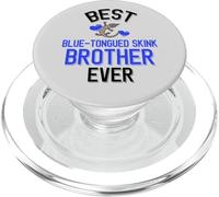 Best Blue Tongued Skink Brother Ever Cute Reptile PopSockets PopGrip pour MagSafe