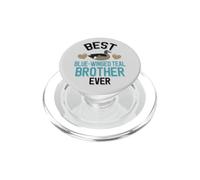 Best Blue Winged Brother Ever Duck with Hearts PopSockets PopGrip pour MagSafe
