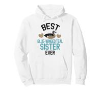 Best Blue Winged Sister Ever Duck with Hearts Sweat à Capuche