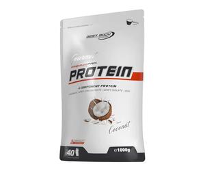 Best Body Nutrition Gourmet Premium Pro Protein Coconut 1000 g - 4-Component Protein Blend (Caseinate, Whey, Isolate, Egg) - Shake protéiné crémeux - Nutrition fitness & musculation