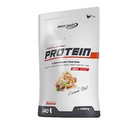 Best Body Nutrition Gourmet Premium Pro Protein, Crème de noix, Shake protéiné à 4 composants: Caséinate, concentré de whey, isolat de whey, protéine d'œuf, sachet zippé de 1 kg