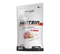 Best Body Nutrition Gourmet Premium Pro Protein, Donut, Shake protéiné à 4 composants: Caséinate, concentré de whey, isolat de whey, protéine d'œuf, sachet zippé de 1 kg