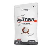 Best Body Nutrition Gourmet Premium Pro Protein, Noix de coco, Shake protéiné à 4 composants: Caséinate, concentré de whey, isolat de whey, protéine d'œuf, sachet zippé de 1 kg