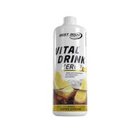 Best Body Nutrition Vital Drink Zerop® Thé glacé au citron, concentré de boisson, sirop, sans sucre, 1:80 donne 80 litres de boisson prête à l'emploi, 1000 ml