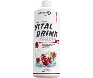 Best Body Nutrition Low Carb Vital Drink ZEROP® Cerise Concentré 1000 ml