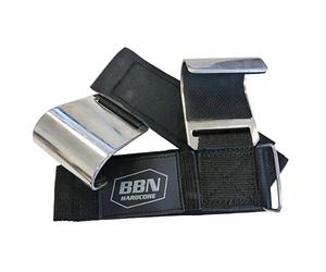 Best Body Nutrition Sangles de levage avec crochets en acier Paire