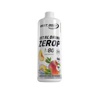 Best Body Nutrition Vital Drink ZEROP® - Thé blanc et pêche, Boisson concentrée - sirop - sans sucre, 1:80 donne 80 litres de boisson, 1000 ml
