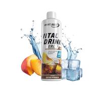 Best Body Nutrition Vital Drink ZEROP® - Thé glacé pêche, Boisson concentrée - sirop - sans sucre, 1:80 donne 80 litres de boisson, 500 ml