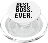 Best Boss Ever Sign That Says Boss World's Best Boss Funny PopSockets PopGrip pour MagSafe