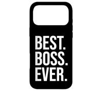 Best Boss Ever Sign,World's Best Boss Award Work Boss Funny Coque pour iPhone 17 Pro Max