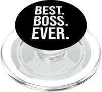 Best Boss Ever Sign,World's Best Boss Award Work Boss Funny PopSockets PopGrip pour MagSafe